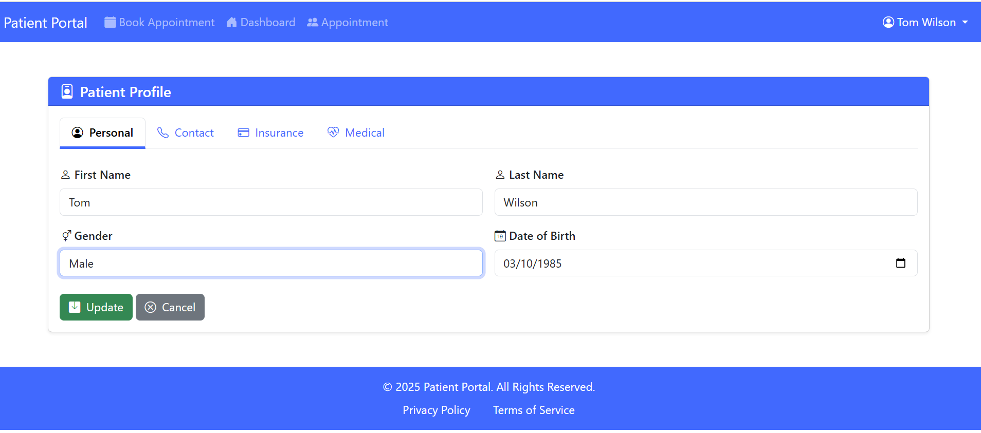 Patient Screenshot 4